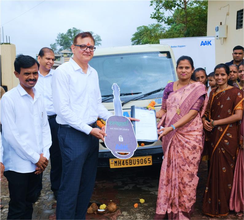Waste collection van