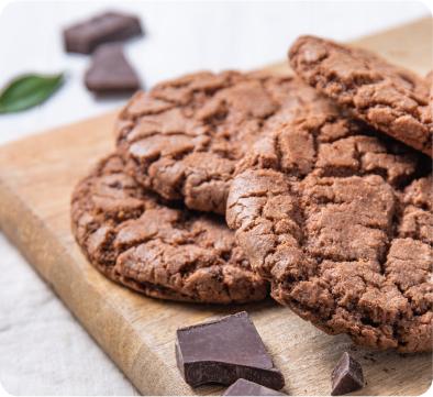 Choco-infused cookies